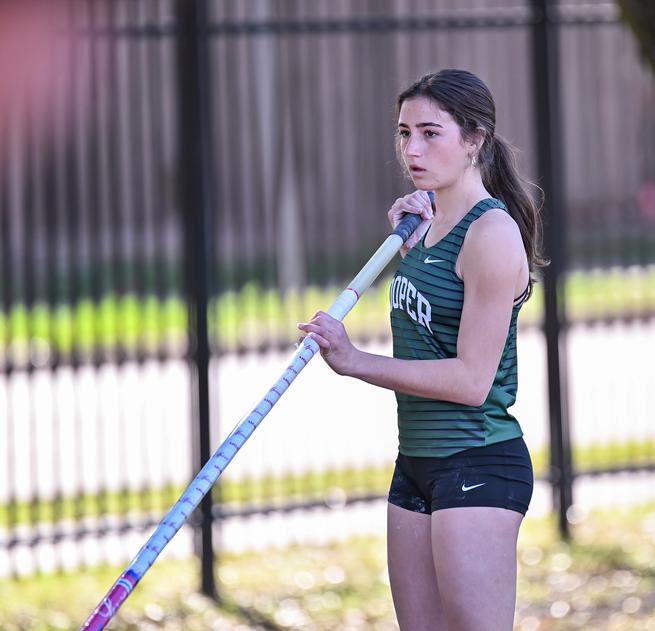Milla Signorelli, a junior at The John Cooper School placed first at The Nike Indoor Nationals in New York City and set a new school record