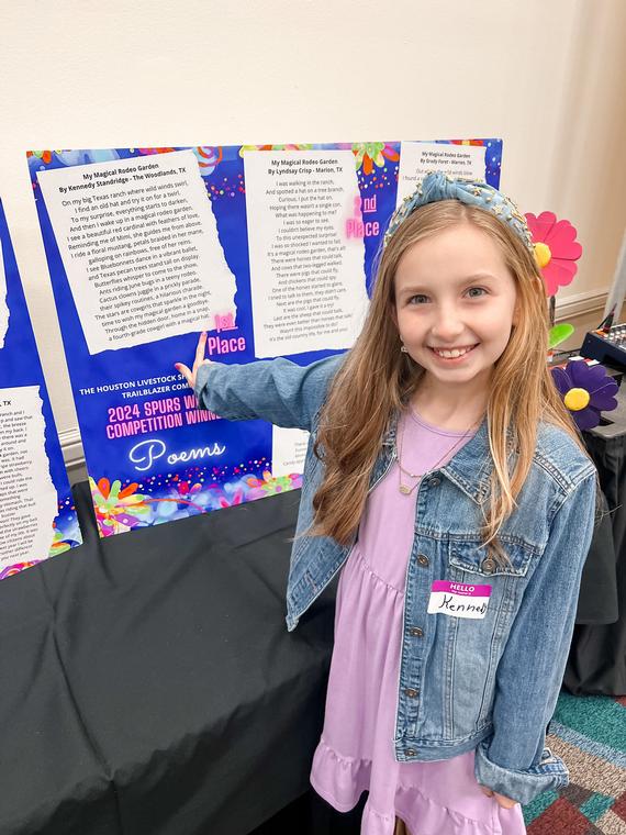 Bush Elementary 4th-Grader Wins Rodeo Poetry Competition