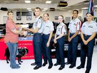 The Woodlands HS Air Force JROTC Raises Money for Local Veterans Through Memorial March
