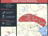 Flash Flood Warning issued July 8 at 9:29AM CDT until July 8 at 1:00PM