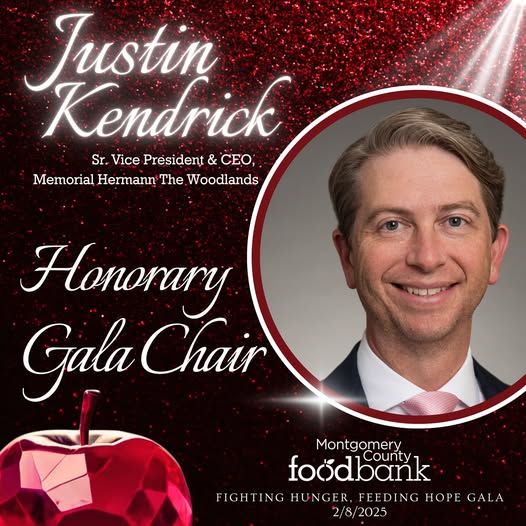 Montgomery County Food Bank Announces Justin Kendrick as Honorary Gala Chair for the 2025 Fighting Hunger, Feeding Hope Gala