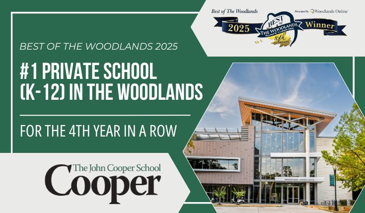 The John Cooper School Clinches #1 Spot as Top Private School in The Woodlands