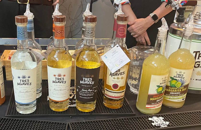 A selection of Tres Agaves Tequilas