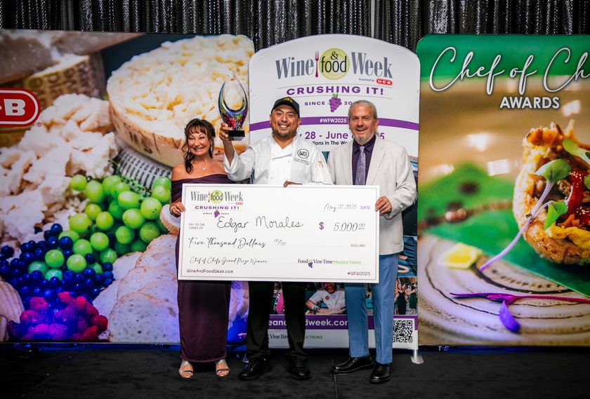 Chef Edgar Morales First Place