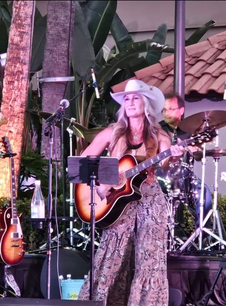 June and her band put on a live showcase at the San Luis Resort in Galveston as part of her No. 1 celebration.