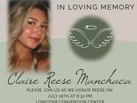 Celebration of Life for Claire Reese Manchaca to Be Held July 18 in Conroe