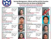 Montgomery County Featured Felons for 08/08/25