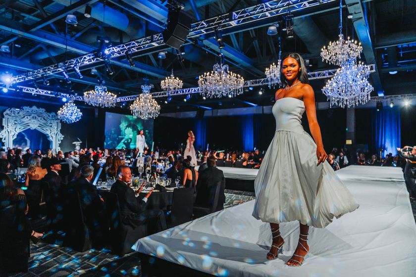 The Walk Model Styled by Pell 1990 and Thomas Markle Jewlery