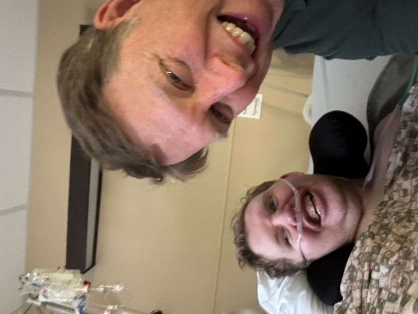 Grant was hospitalized with pneumonia in January 2025, but still celebrated Miles's birthday
