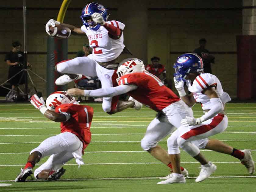 HS Football Player of the Game: West Brook at The The Woodlandslanders - 10/12/17