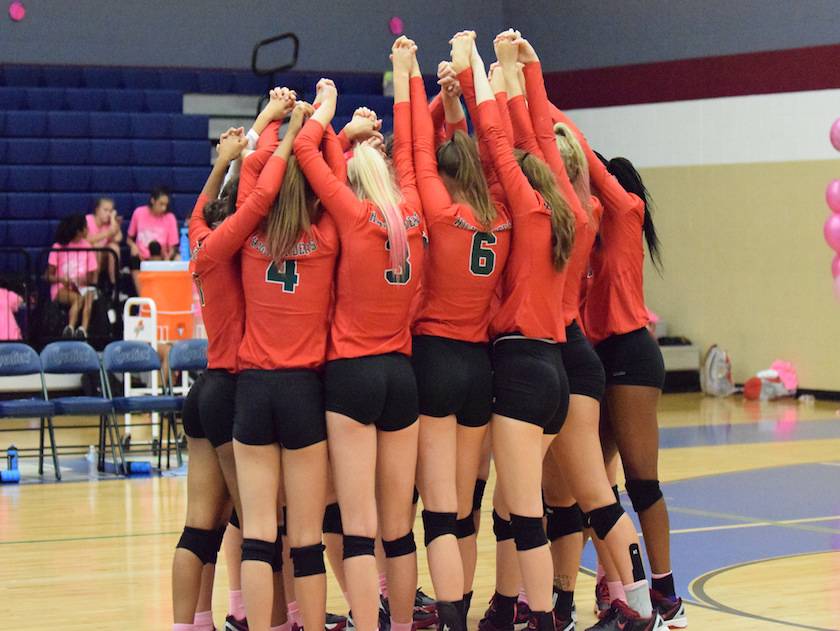 HS Volleyball Highlights: The Woodlands vs College Park - 10/17/17