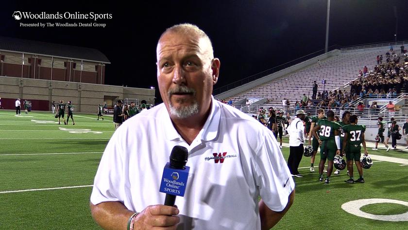 HS Football Coach Interview: The Woodlands vs Oak Ridge - 9/8/22