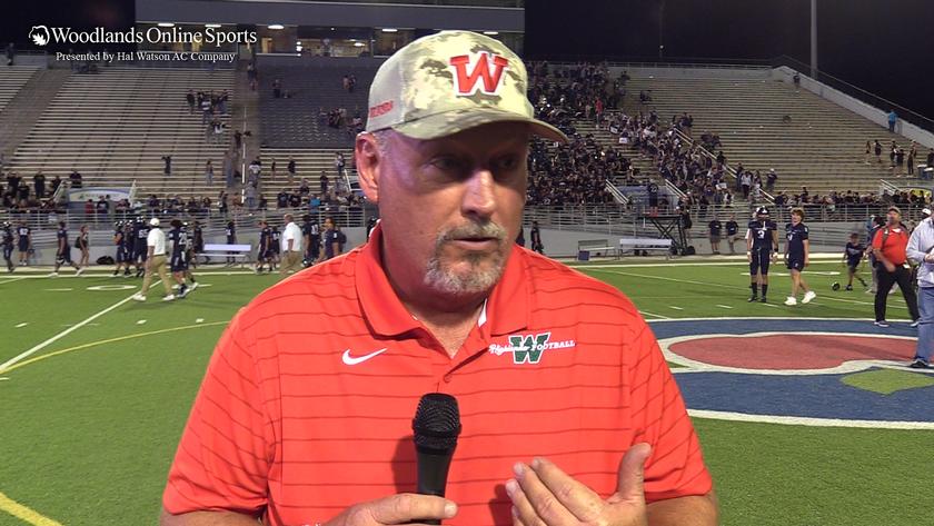 HS Football Coach Interview: The Woodlands - 10/14/22