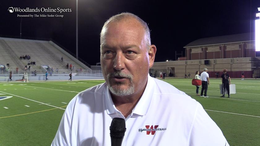 HS Football Coach Interview: The Woodlands - 10/21/22