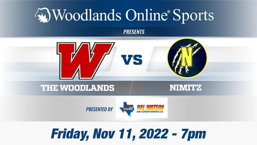 Woodlands Online High School Football Playoffs: The Woodlands vs Nimitz - 11/11/22