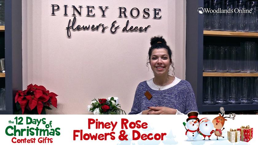 2022 - 12 Days of Christmas - Piney Rose Flowers & Decor