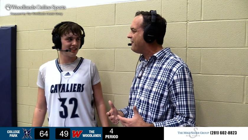HS Basketball Player Interview: College Park - 01/27/23