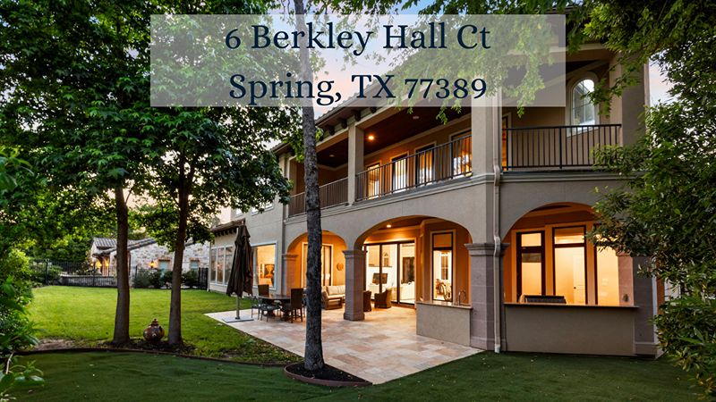 Luxury Living in Carlton Woods Creekside | Mediterranean Style Home Tour | 6 Berkley Hall Ct