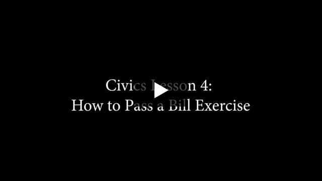 S.E.A.L. - Civics Lesson 4: How to Pass a Bill Exercise