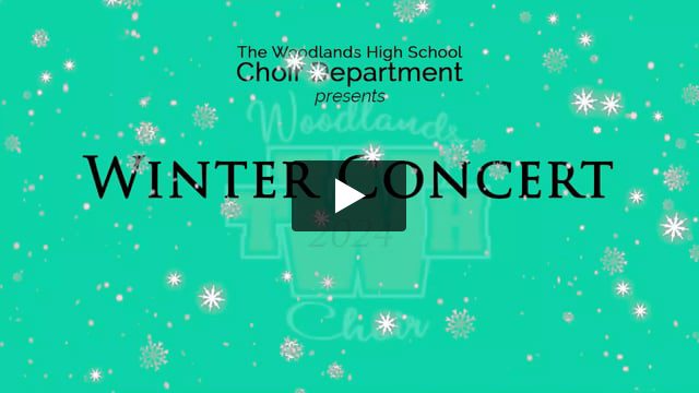 The Woodlands High School Choir 2024 Winter Concert